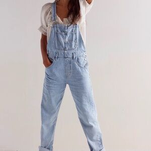 Free People - We The Free - Ziggy Denim Overalls - XS